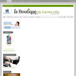 La boutique en ligne de Centre Inffo