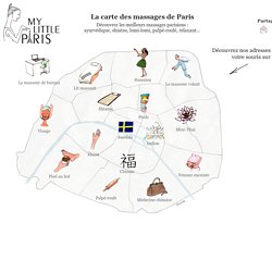 La carte des massages de Paris