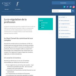 La co-régulation de la profession du CAC avec le H3C