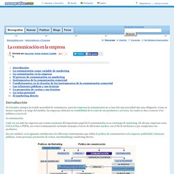 La comunicación en la empresa