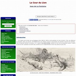 La Cour du Lion - Jean de La Fontaine