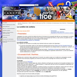 La curation de contenu