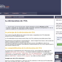 La déclaration de TVA