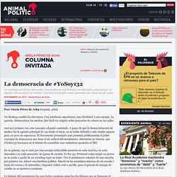 La democracia de #YoSoy132