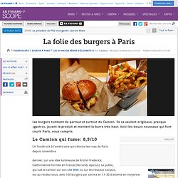 Sortir à Paris : La folie des burgers à Paris