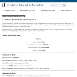 La Fondation Edmond de Rothschild