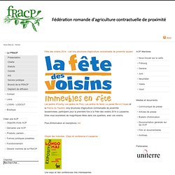 FRACP Agri contract Romande
