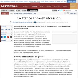 Conjoncture : La France entre en récession