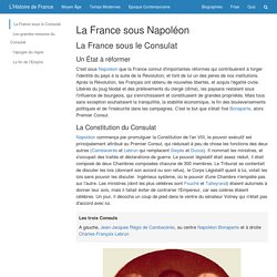 La France sous Napoléon