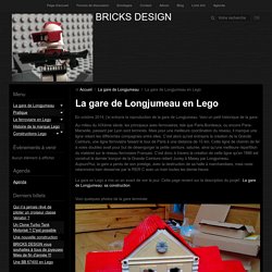 La gare de Longjumeau en Lego