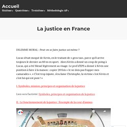 La justice en France – Accueil