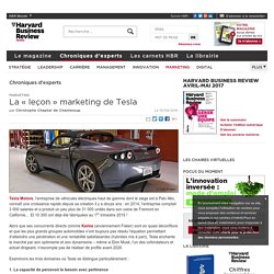 La "leçon" marketing de Tesla