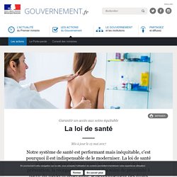 La loi de santé