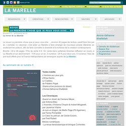 La Marelle – L’action littéraire