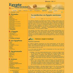 La médecine en Egypte ancienne