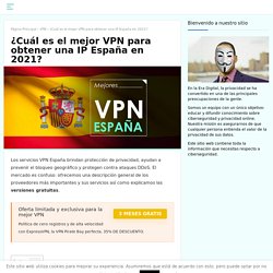 La mejor VPN España en 2020