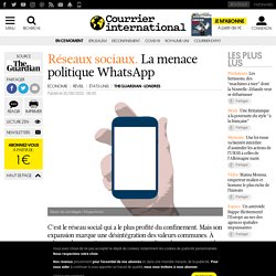 La menace politique WhatsApp