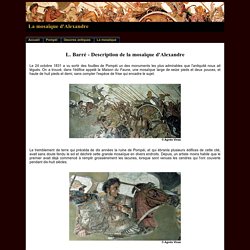 La mosaïque d'Alexandre à Pompéi