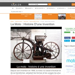 La moto : histoire d'une invention