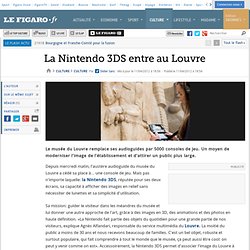 La Nintendo 3DS entre au Louvre