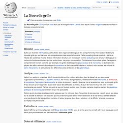 La Nouvelle grille