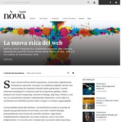 La nuova etica del web