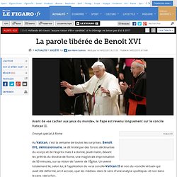 France : La parole libérée de Benoît XVI