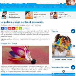 La peteca. Juego de Brasil para niños