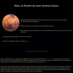 La Planète Mars