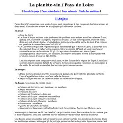 La planète-vin / Pays de Loire