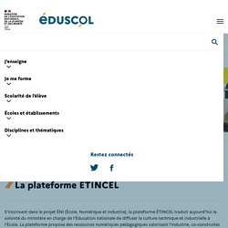 La plateforme ÉTINCEL