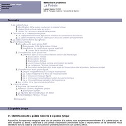 La Poésie