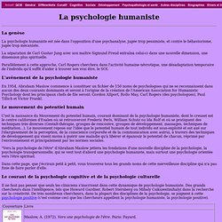 La psychologie humaniste