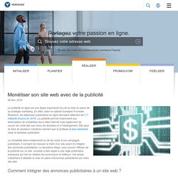 Monétiser son site web avec de la publicité