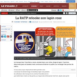 La RATP relooke son lapin rose