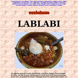 La recette du Lablabi