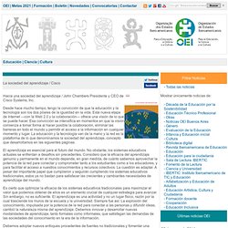 La sociedad del aprendizaje / Cisco