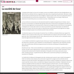 La société de Cour