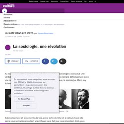 La sociologie, une révolution