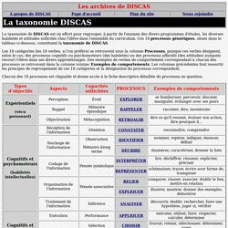 La taxonomie DISCAS