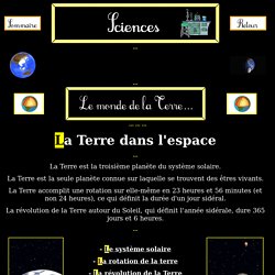 La Terre dans l'espace