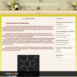 La théobromine - Le chocolat et ses molécules