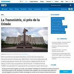 La Transnistrie, si près de la Crimée