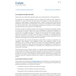 La troisième frontière du Web « Cratyle.net