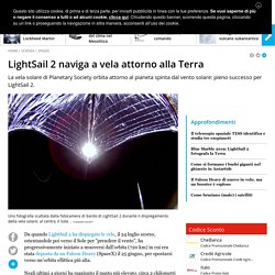 La vela solare funziona