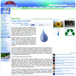 La plus vieille eau du monde ?