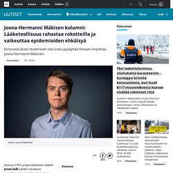 Joona-Hermanni Mäkisen kolumni: Lääketeollisuus rahastaa rokotteilla ja vaikeuttaa epidemioiden ehkäisyä