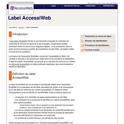 Label Accessiweb