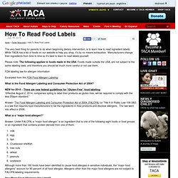 How To Read Food Labels