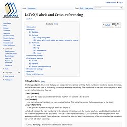 LaTeX/Labels and Cross-referencing